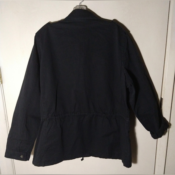 BUFFALO by DAVID BRITTON WOMEN'S MISSES SIZE XL BLACK SAFARI STYLE SHIRT/JACKET - Picture 2 of 12